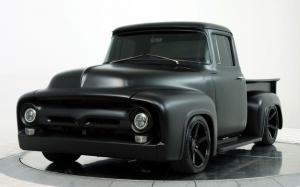 Ford F-100 Custom Pickup (Satin Black) '1956